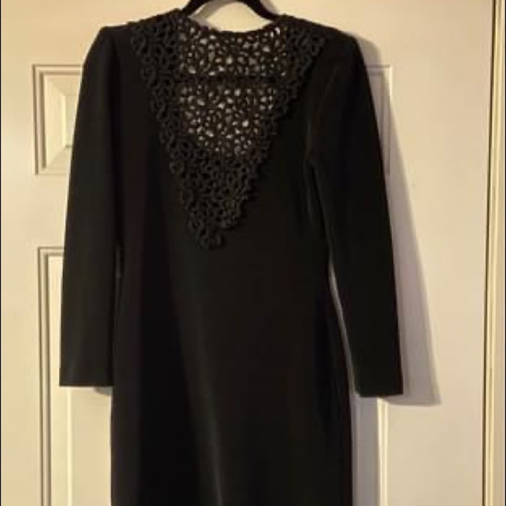 Vintage black lace Bodycon